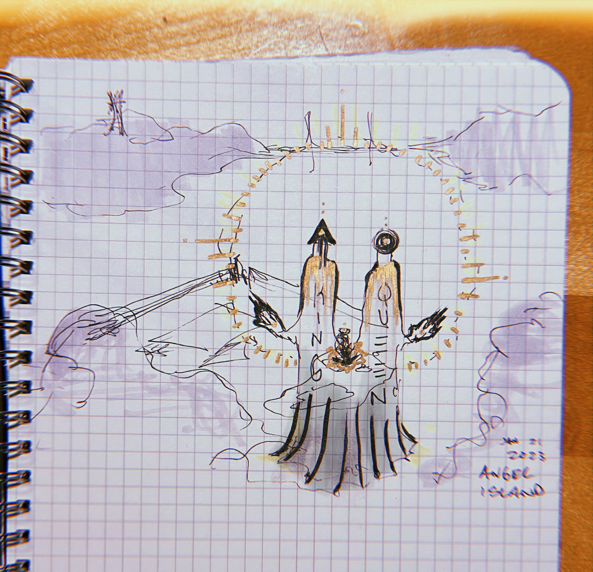 Angel Island vision sketch