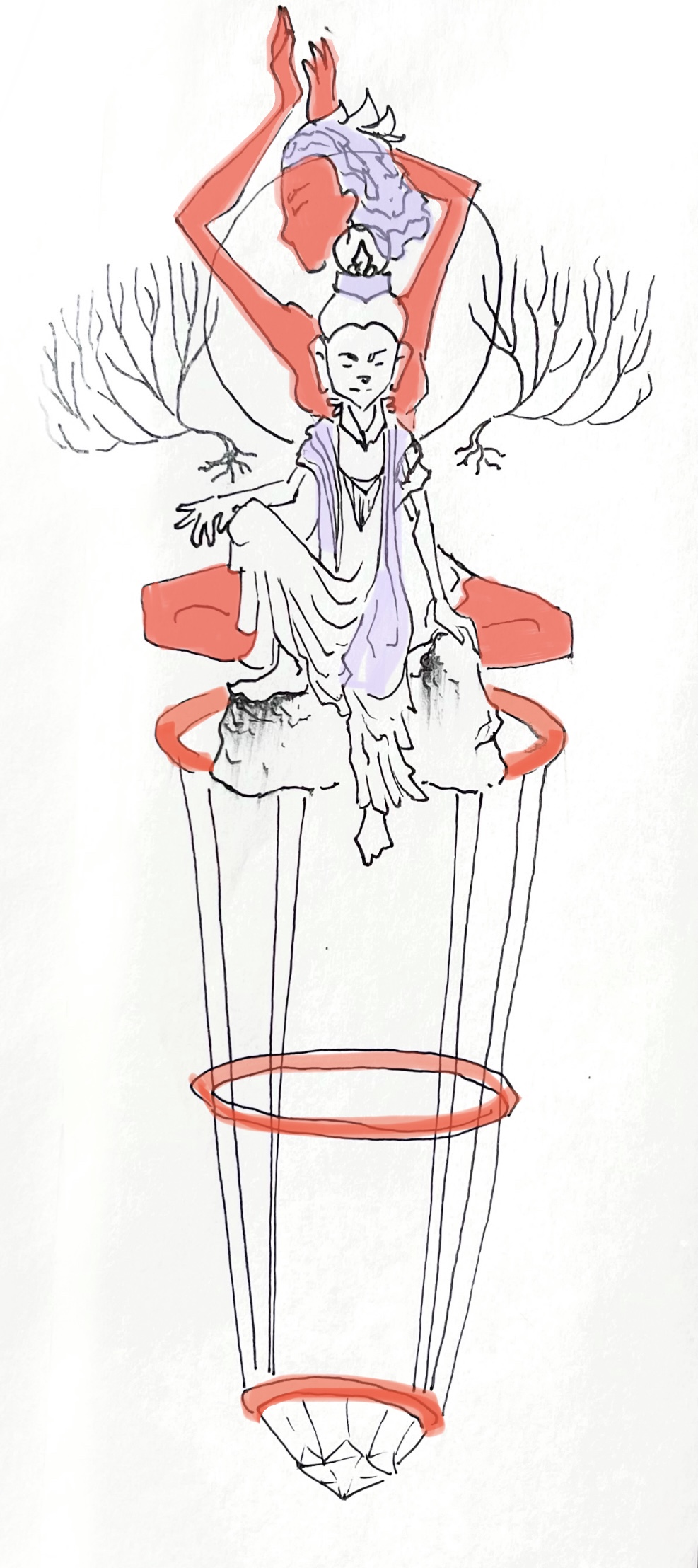 Ritual figure study